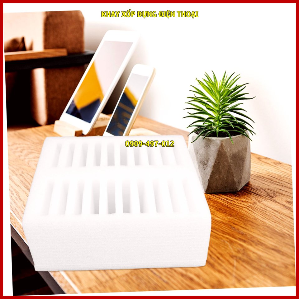 Khay xốp bảo vệ điện thoại