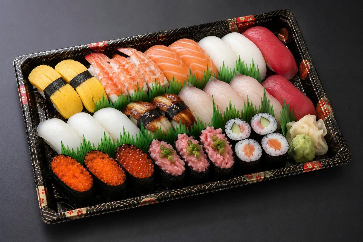 Khay nhựa đựng Sushi