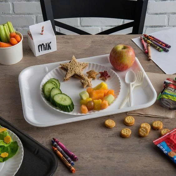 mẫu khay xốp đựng trái cây