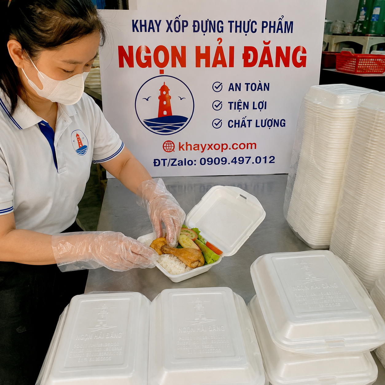 Chọn khay xốp đựng thực phẩm chuẩn an toàn và tối ưu cho từng loại món ăn