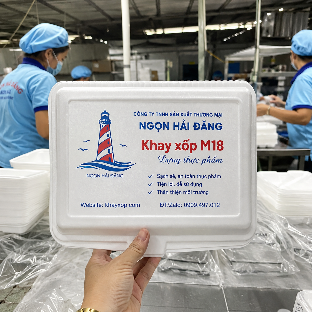 Khay xốp M18 Ngọn Hải Đăng