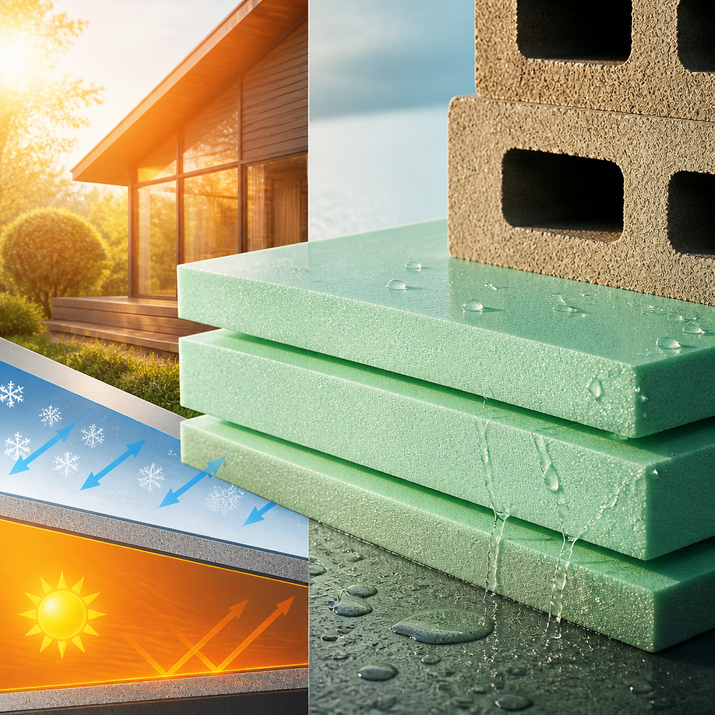 Những Đặc Tính Vượt Trội Của Tấm Xốp XPS: Hiệu Suất Cách Nhiệt, Chống Ẩm Và Chịu Nén Bền Bỉ