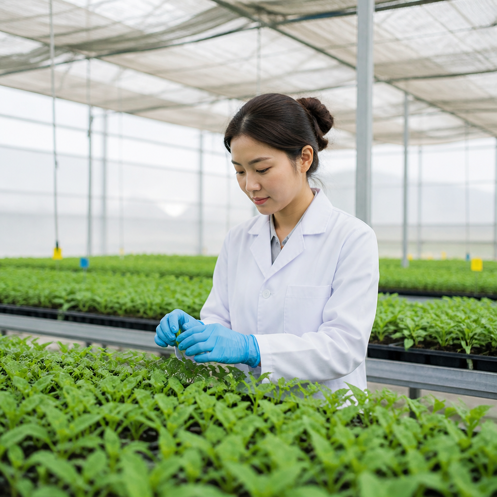 Các yếu tố ánh sáng, nước và dinh dưỡng ảnh hưởng đến sự phát triển của cây con.